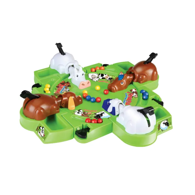 Zestaw do gry zręcznościowej z kulkami i czterema zwierzątkami