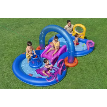 Zestaw wodny Bestway z piłkami i grą do sortowania w basenie