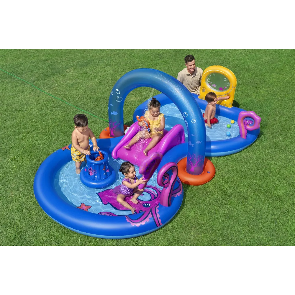 Zestaw wodny Bestway z piłkami i grą do sortowania w basenie