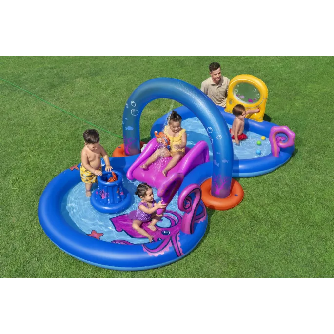 Zestaw wodny Bestway z piłkami i grą do sortowania w basenie