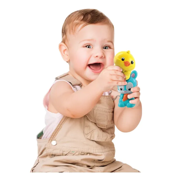 Kreatywna farma z pociągiem do zabawy edukacyjnej dla najmłodszych