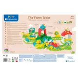 Kolorowy zestaw pociąg farmera Clementoni z efektami dźwiękowymi i ruchowymi