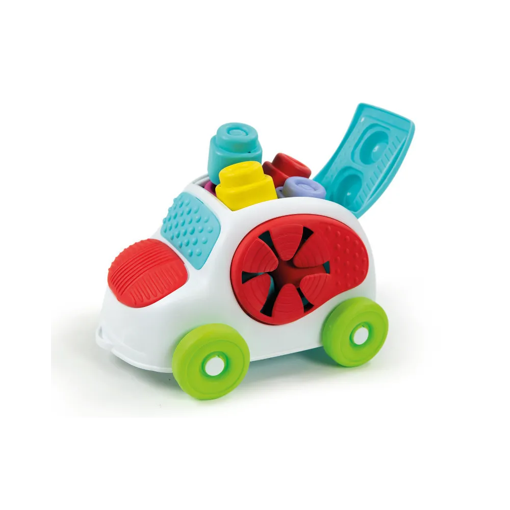 Miękkie klocki do zabawy i nauki w autku sensorycznym