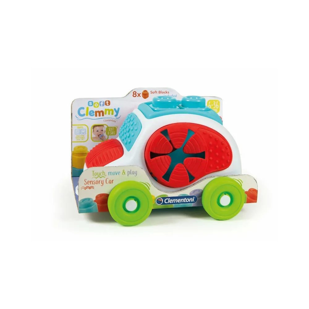 Sorter klocków Clemmy z otwartym schowkiem i akcesoriami