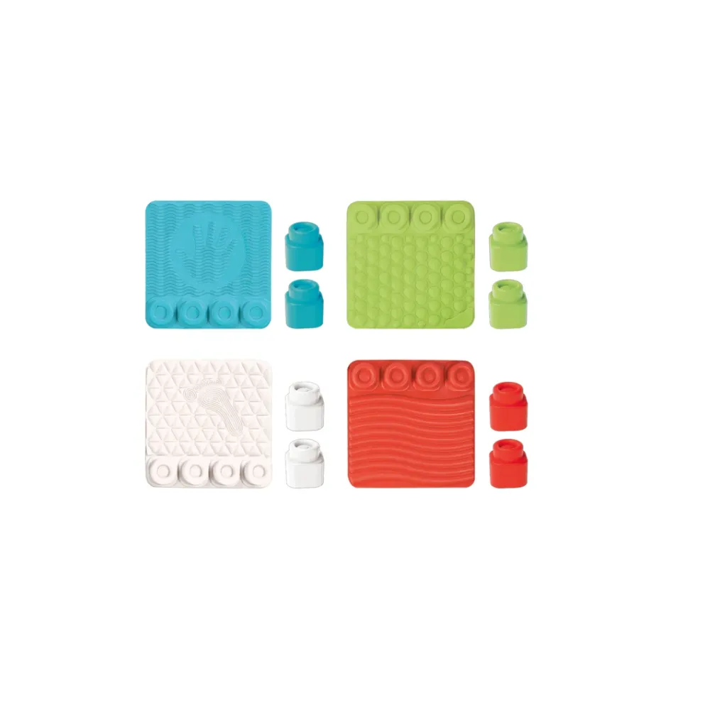 Maty sensoryczne Clemmy z miękkimi klockami do zabawy dla dzieci