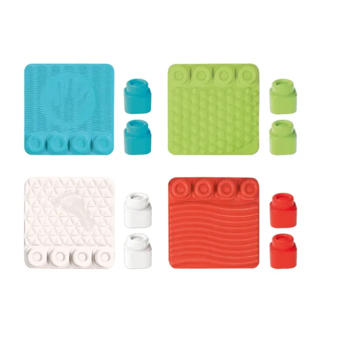 Maty sensoryczne Clemmy z miękkimi klockami do zabawy dla dzieci