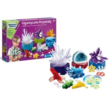 Zestaw do hodowania gigantycznych kryształów dla dzieci od 8 lat