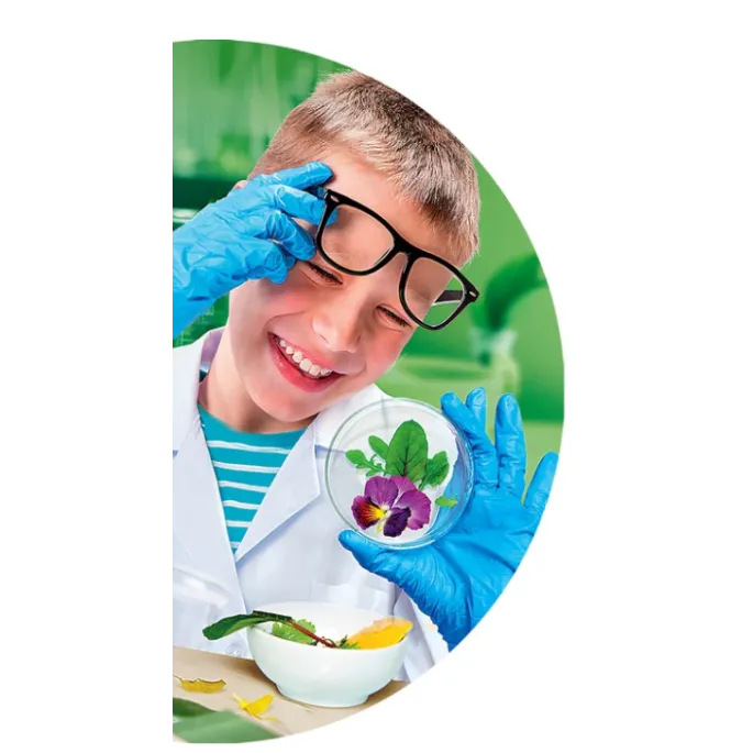 Mikroskop zabawkowy z oświetleniem LED do nauki biologii i przyrody