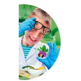 Mikroskop zabawkowy z oświetleniem LED do nauki biologii i przyrody