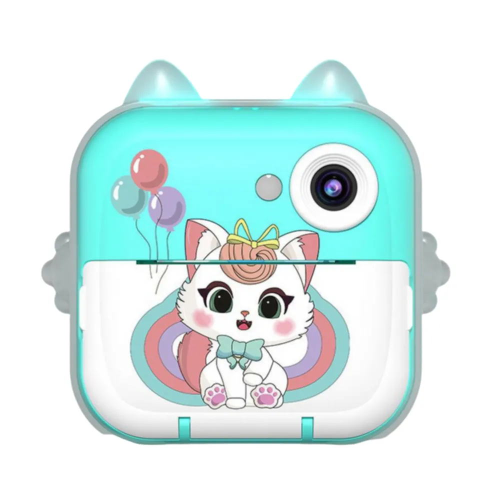 Dziecięcy aparat z funkcją drukowania i 3 rolkami papieru termicznego