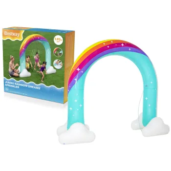 Dmuchana Kurtyna Wodna Fontanna Tęcza 221 x 71 x 19cm Bestway 52732