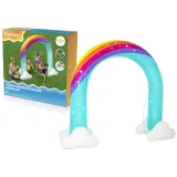 Kolorowa fontanna wodna dla dzieci do zabawy w upały