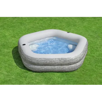 Wytrzymały basen z PVC z szerokimi ściankami bocznymi