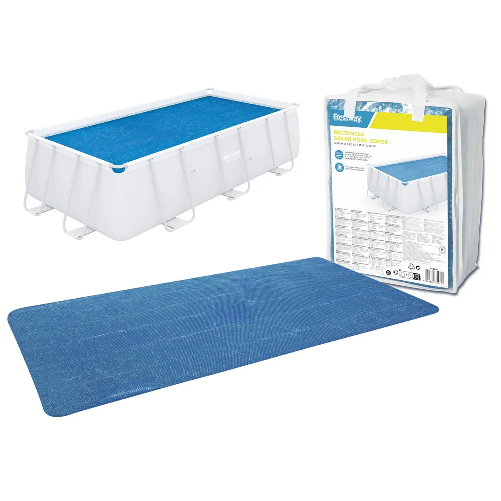 Pokrywa solarna Bestway 58240 dla basenów prostokątnych 404 x 201 cm