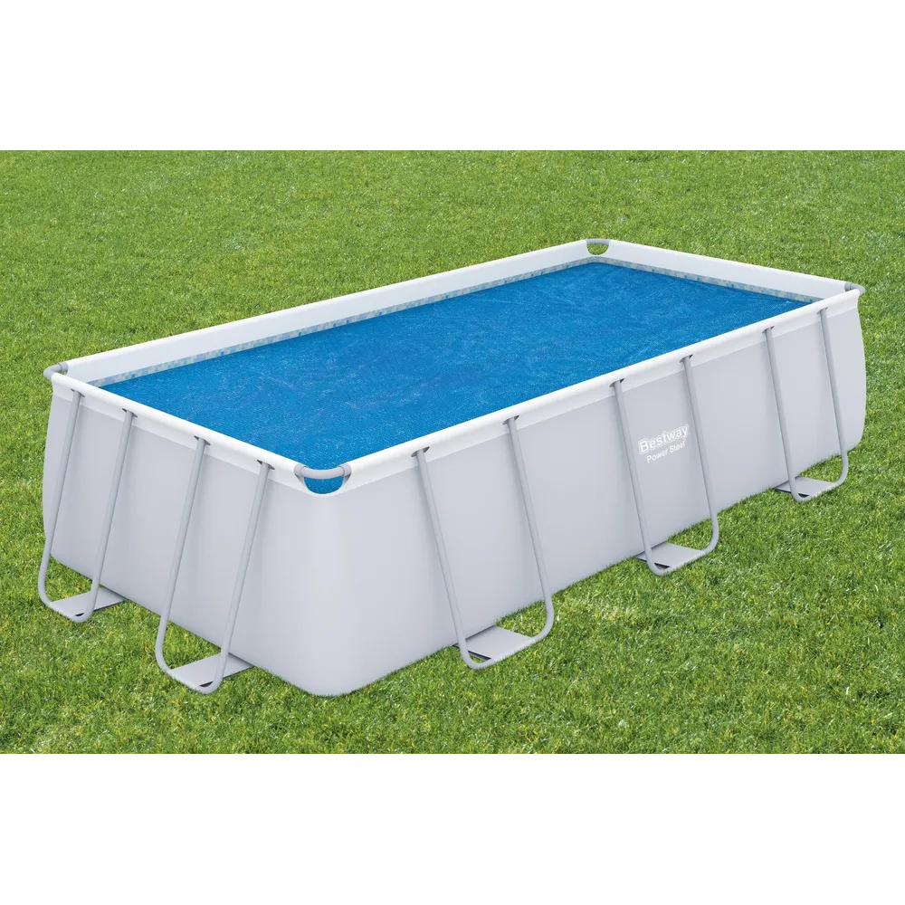 Pokrywa solarna utrzymująca czystość i ciepło wody w basenie