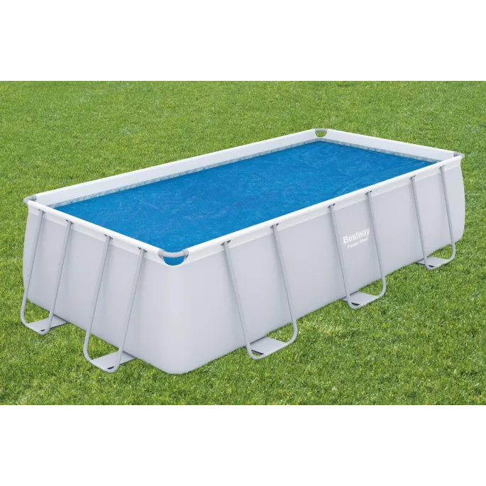 Pokrywa solarna utrzymująca czystość i ciepło wody w basenie