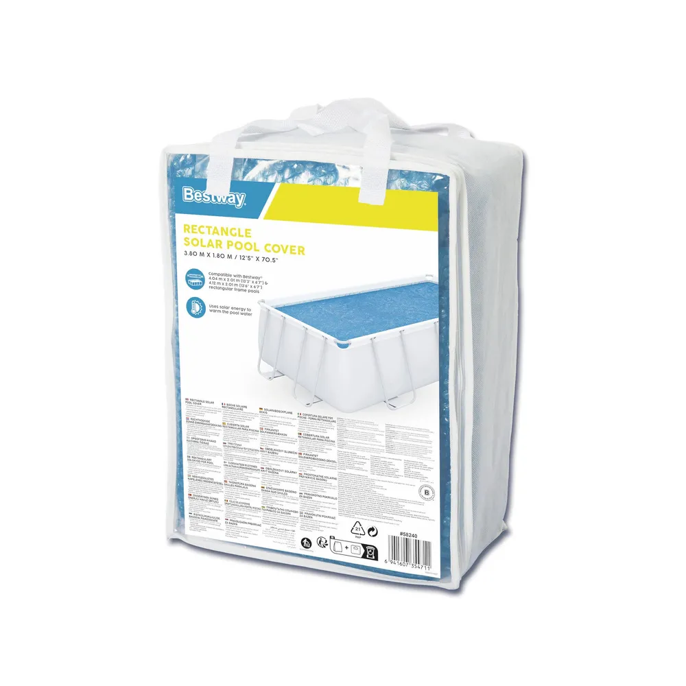 Pokrywa Bestway 404 x 201 cm do ogrzewania wody w basenie