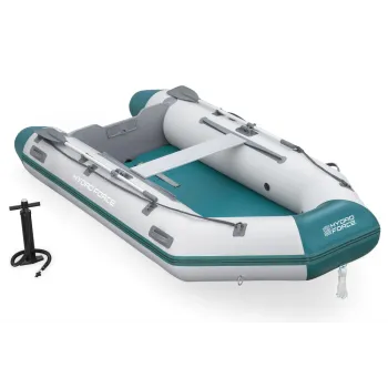 Solidna łódź dmuchana Bestway z aluminiowymi wiosłami