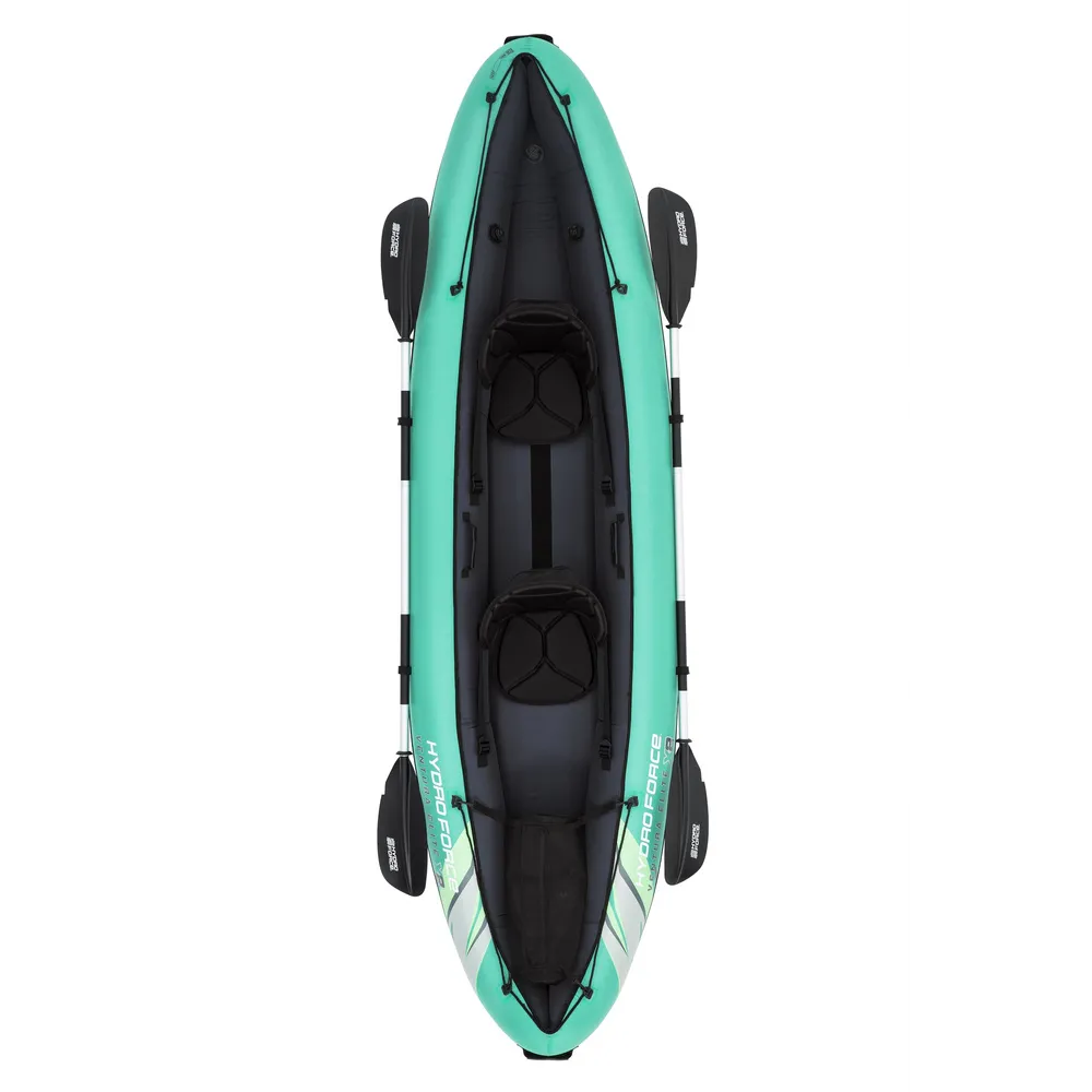 Widok kajaka Bestway 65052 z aluminiowymi wiosłami