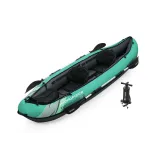 Dwuosobowy kajak dmuchany 330x86 cm gotowy do wodowania