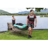 Detal produktu: komfortowe oparcia w dwuosobowym kajaku dmuchanym