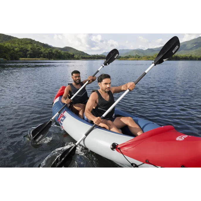 Zestaw kajakowy Bestway 65077 – kajak, dwa wiosła i pompka ręczna