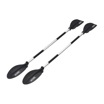 Odporny na przebicia kajak dmuchany Bestway 65077 na piaszczystej plaży