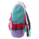 Funkcjonalny plecak dziecięcy z motywem kota i dodatkami dla uczniów