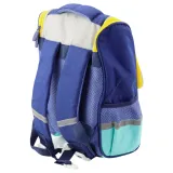 Wygodny plecak do szkoły z dekoracyjną zawieszką dinozaura