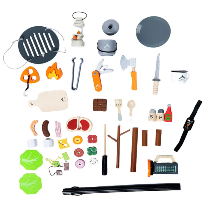 Zestaw edukacyjny do zabawy w biwak na świeżym powietrzu dla maluchów