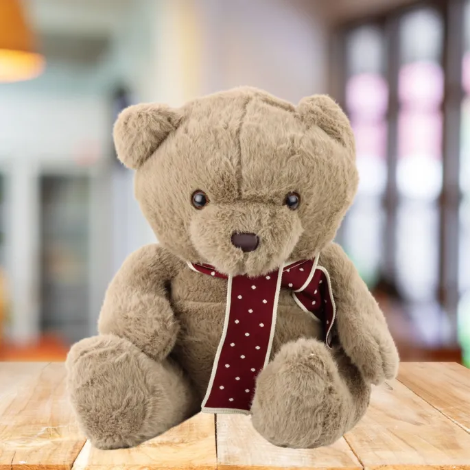 Duży miękki miś przytulanka idealny dla dzieci i do pokoju dziecięcego 45cm