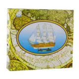 Stylowa dekoracja marynistyczna przedstawiająca trójmasztowiec na prezent