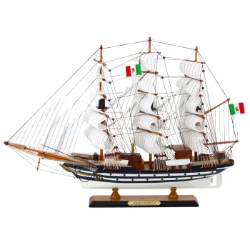 Model kolekcjonerski żaglowca Amerigo Vespucci w stylu marynistycznym