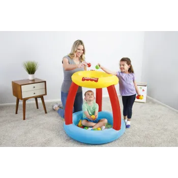 Bezpieczny brodzik dmuchany z ochroną przeciwsłoneczną