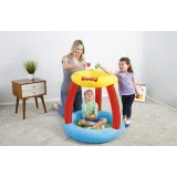 Bezpieczny brodzik dmuchany z ochroną przeciwsłoneczną