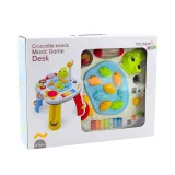 Zabawka edukacyjna dla niemowląt – stolik krokodyl wspierający rozwój