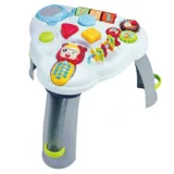 Stolik edukacyjny z interaktywnym telefonem oraz światłami i dźwiękami