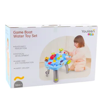 Zestaw wodny z wędką i figurkami do kreatywnej zabawy dla najmłodszych