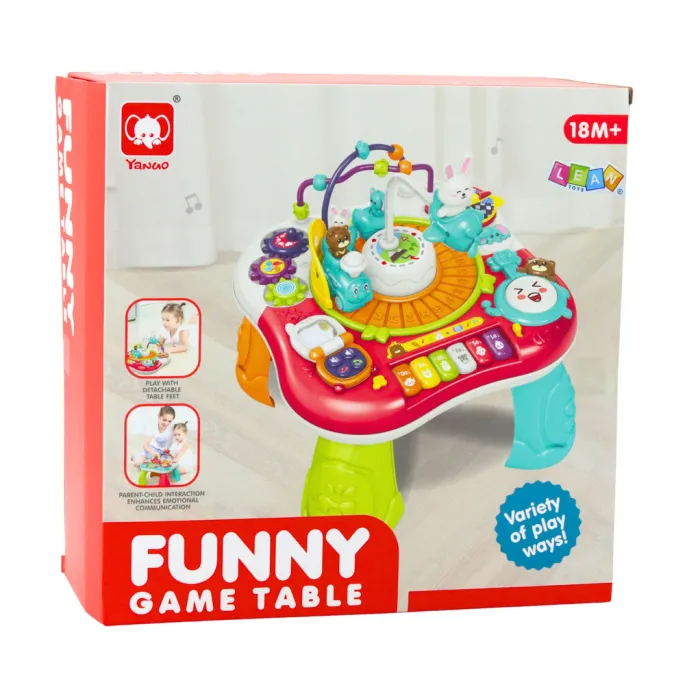 Wielofunkcyjny stolik dziecięcy 2w1 rozwijający kreatywność i umiejętności manualne