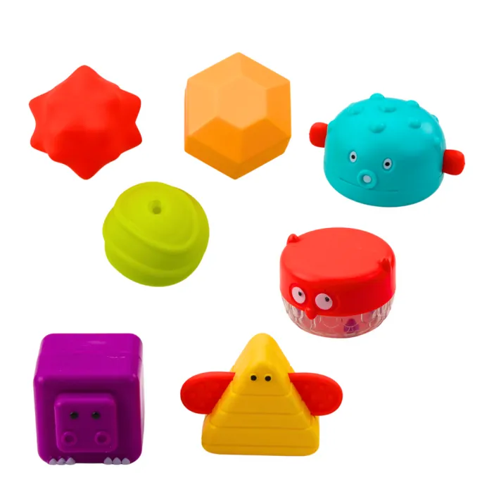 Zabawka rozwijająca zmysły i motorykę dziecka, z bezpieczną konstrukcją