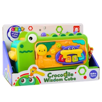 Bezpieczna zabawka edukacyjna ABS w formie krokodyla dla najmłodszych