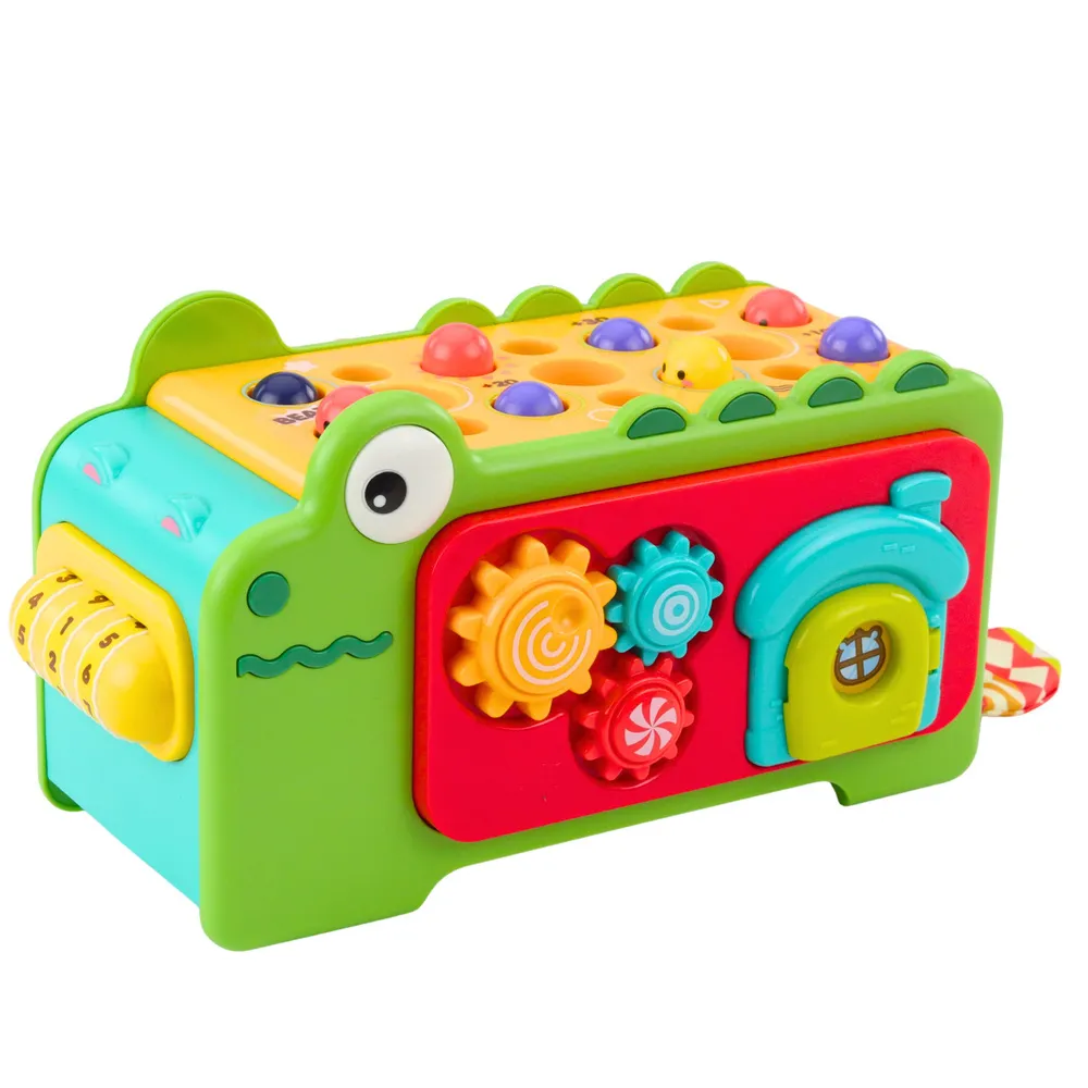 Kolorowa kostka Krokodylek do rozwoju motoryki i logicznego myślenia