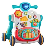 Pchacz dla dziecka z panelem edukacyjnym, światłami i dźwiękami