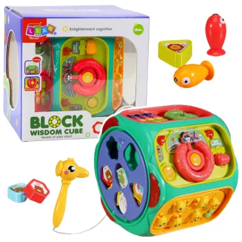 Kolorowa kostka interaktywna 8w1 dla dzieci od 18 miesiąca życia