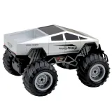Widok z boku auta Off-Road RC z realistycznym efektem sprayu