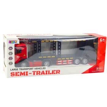 Szczegółowy widok dużych gumowych kół lawety RC