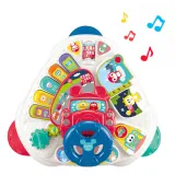 Stolik edukacyjny dla malucha z pianinkiem, efektami dźwiękowymi i światłami