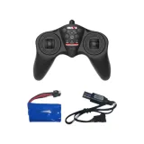 Czerwony wóz strażacki RC z obracaną drabiną na prezent dla dziecka