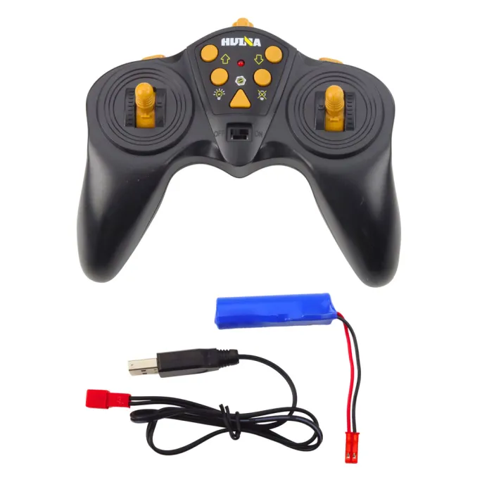 Gumowe opony oraz szczegóły konstrukcji wywrotki RC Huina 1:18