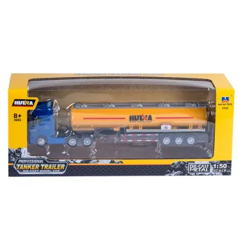 Szczegółowa miniatura cysterny transportowej dla dzieci i kolekcjonerów